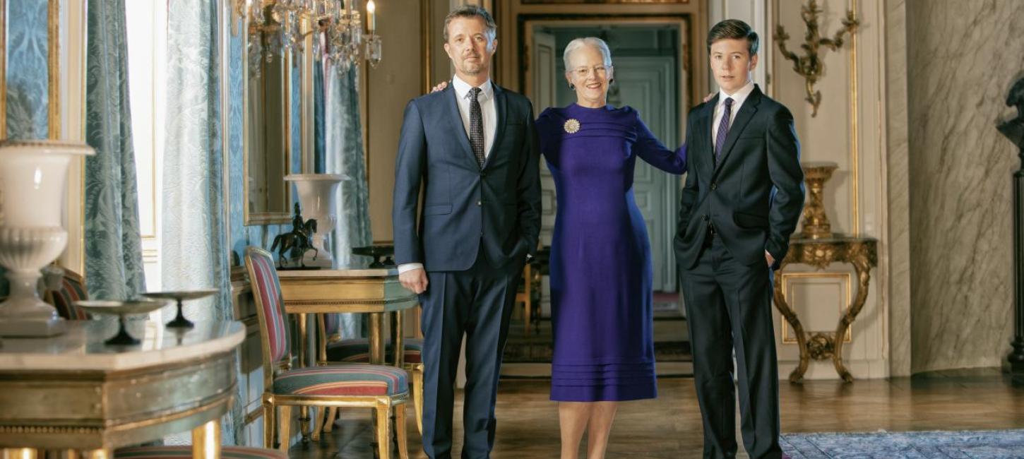 The Queen's Official birthday portrait 2020 with her son and grandson