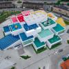 LEGO House à Billund, Danemark, vu d'en haut