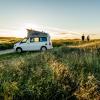 Camper van in Hanstholm Jutland  