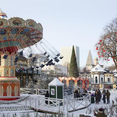 Noël aux jardins de Tivoli, Copenhague